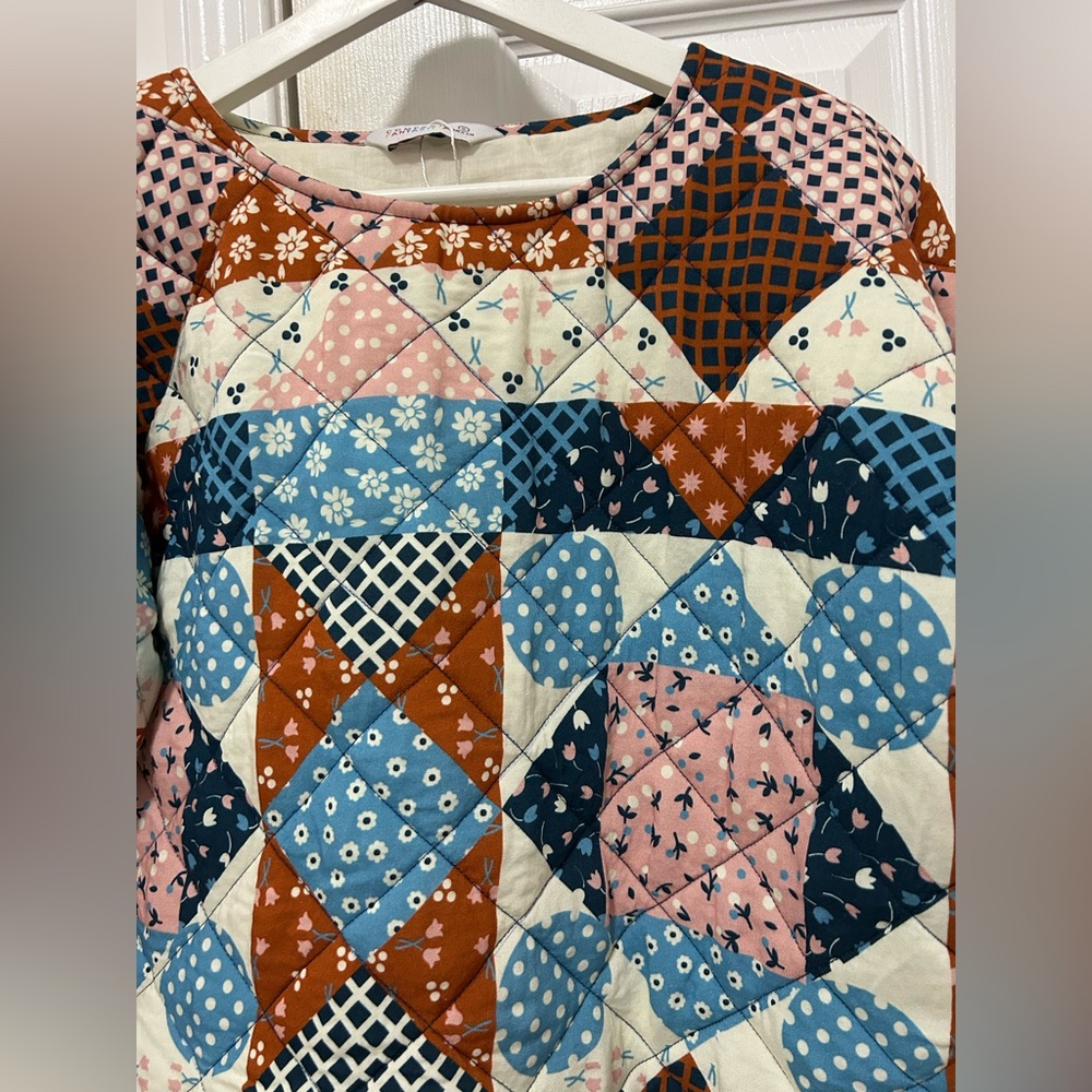 Colorful Patchwork Sweater - Picture 4 of 5